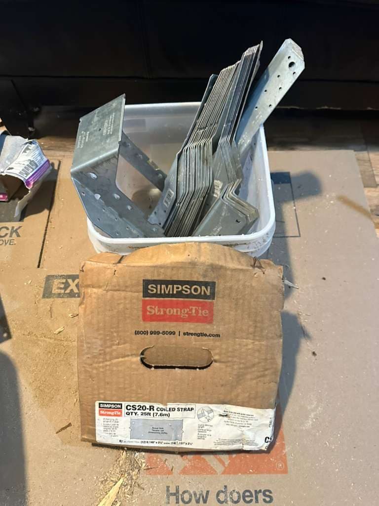 118x Simpson HU7/HU9 LVL Hangers NEW - Mastic Beach