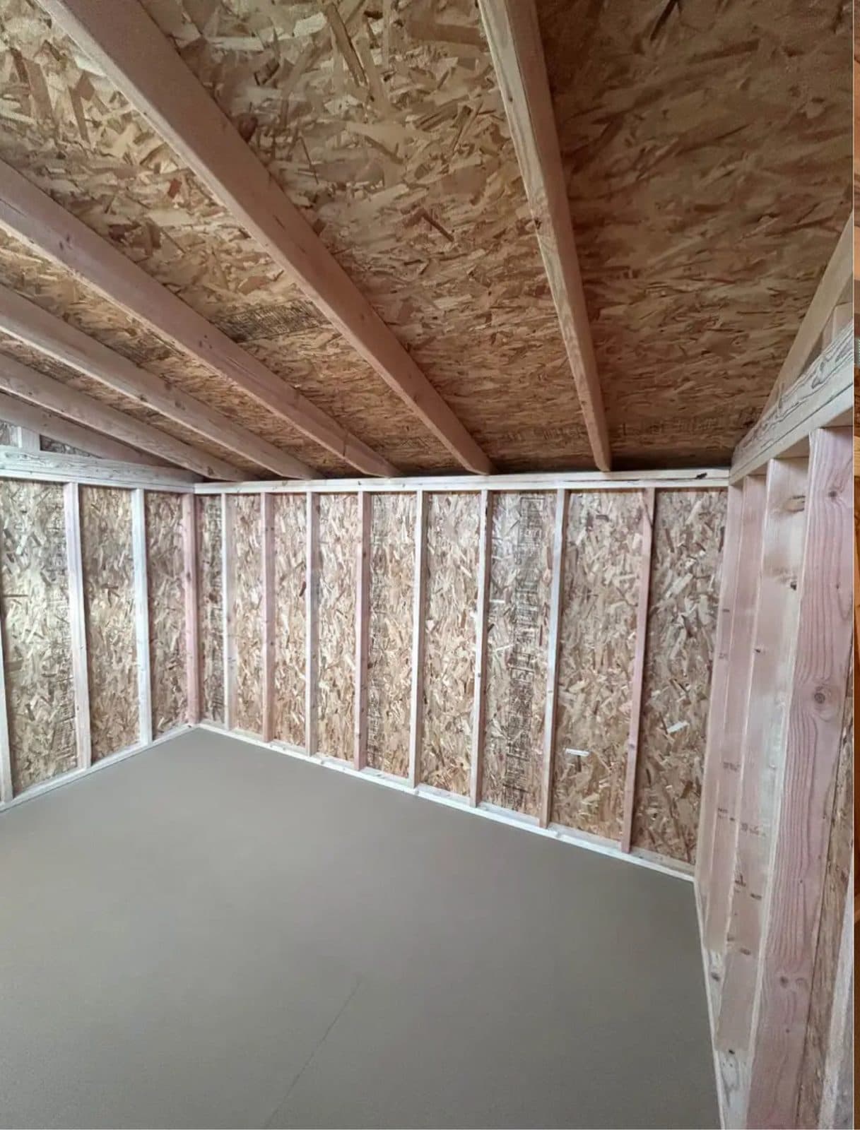 Modern Lap Siding - 10x12 - Single Slope Lean-To Style Building 3