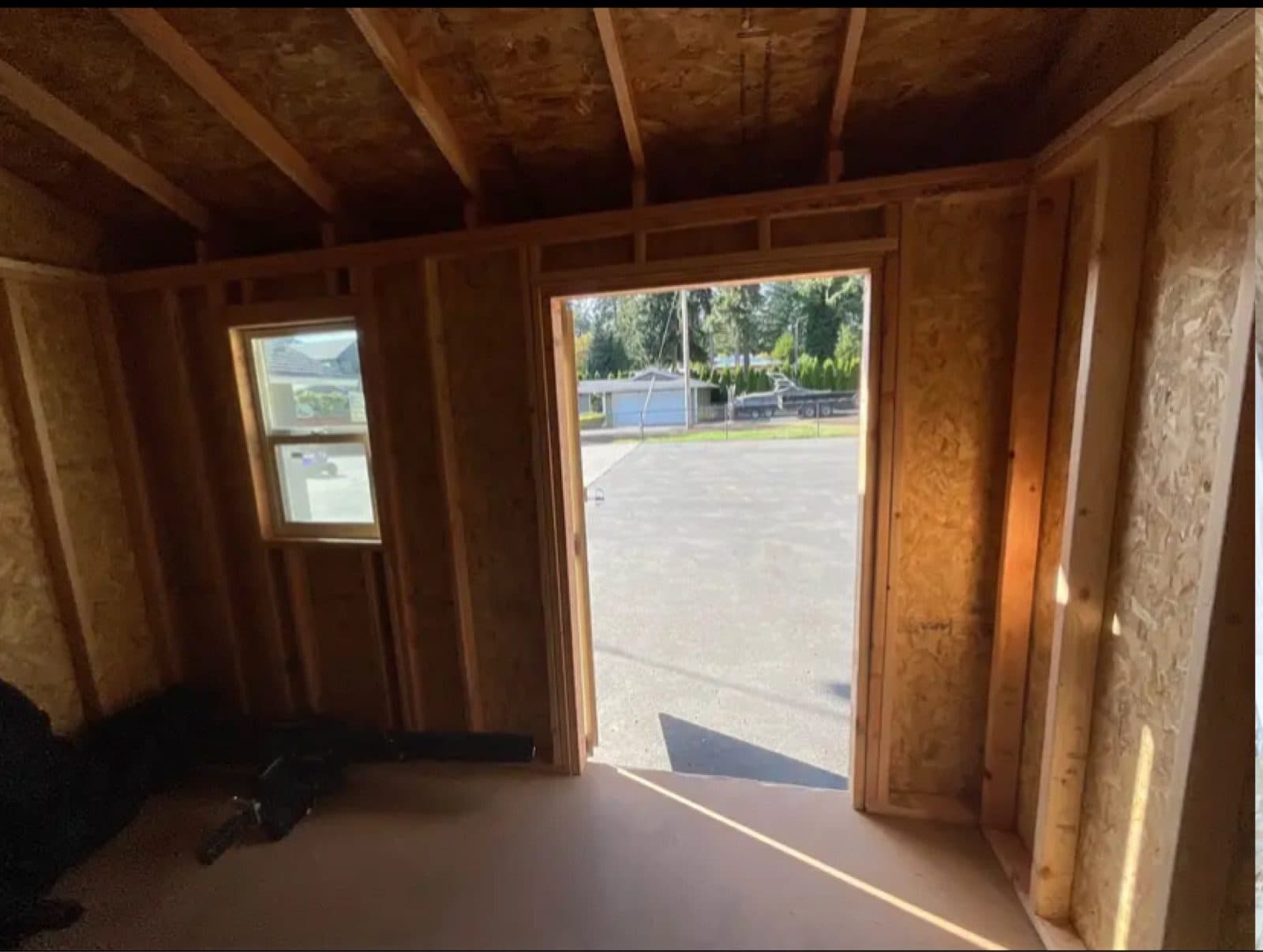 12' x 8' Storage Shed - Single Entry Door & Window - Lean-To Roof 2