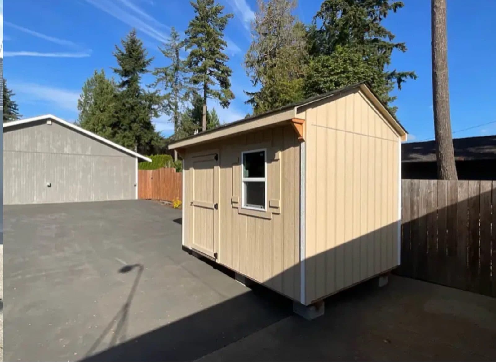 12' x 8' Storage Shed - Single Entry Door & Window - Lean-To Roof 3