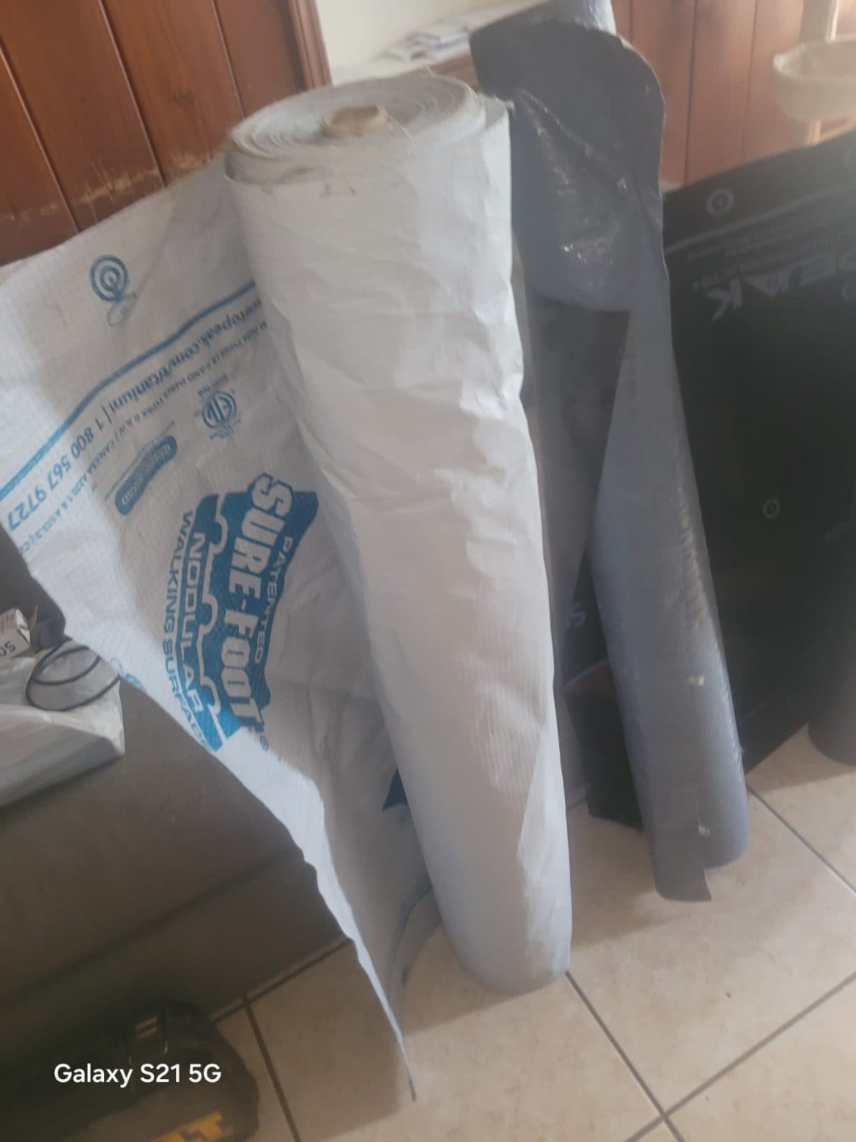 Roofing, synthetic underlayment.