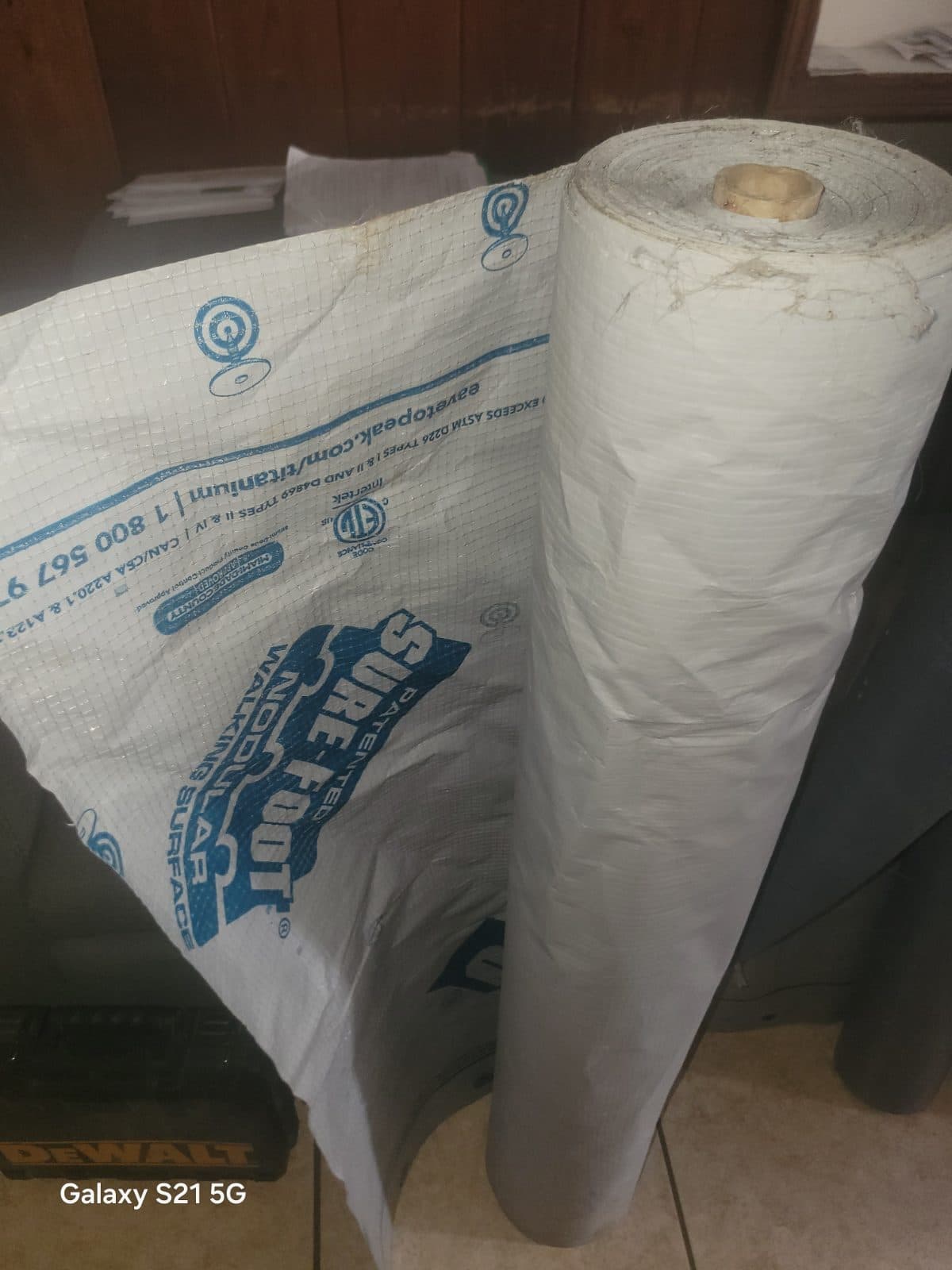 Roofing, synthetic underlayment. 4