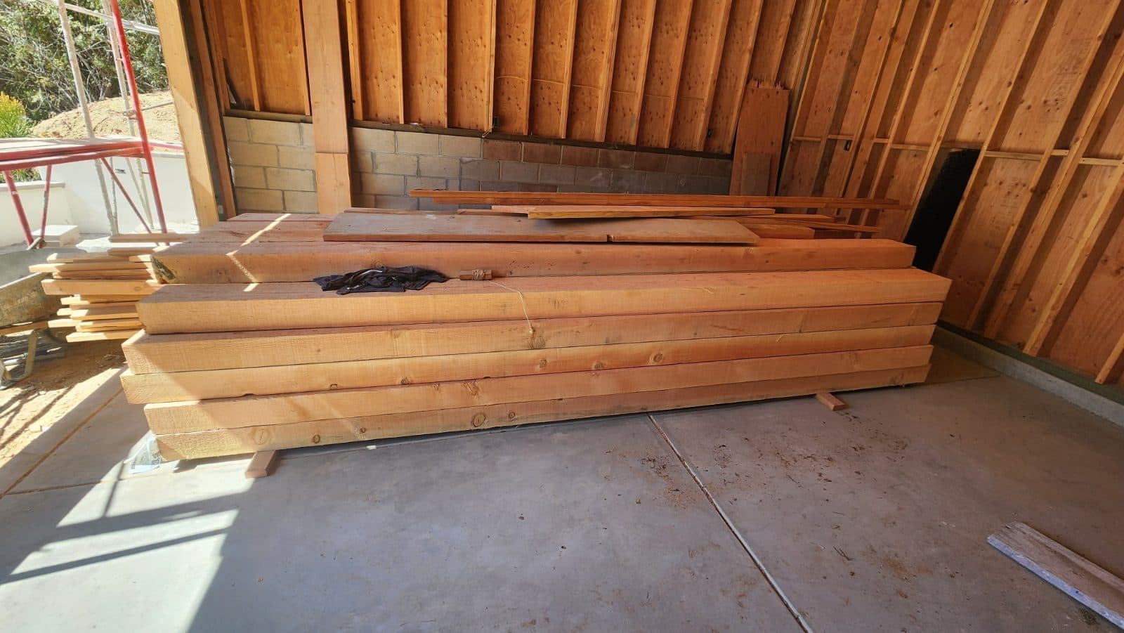 LUMBER 6" BY 10" BY 1F feet Resawn 4-SIDE. 2