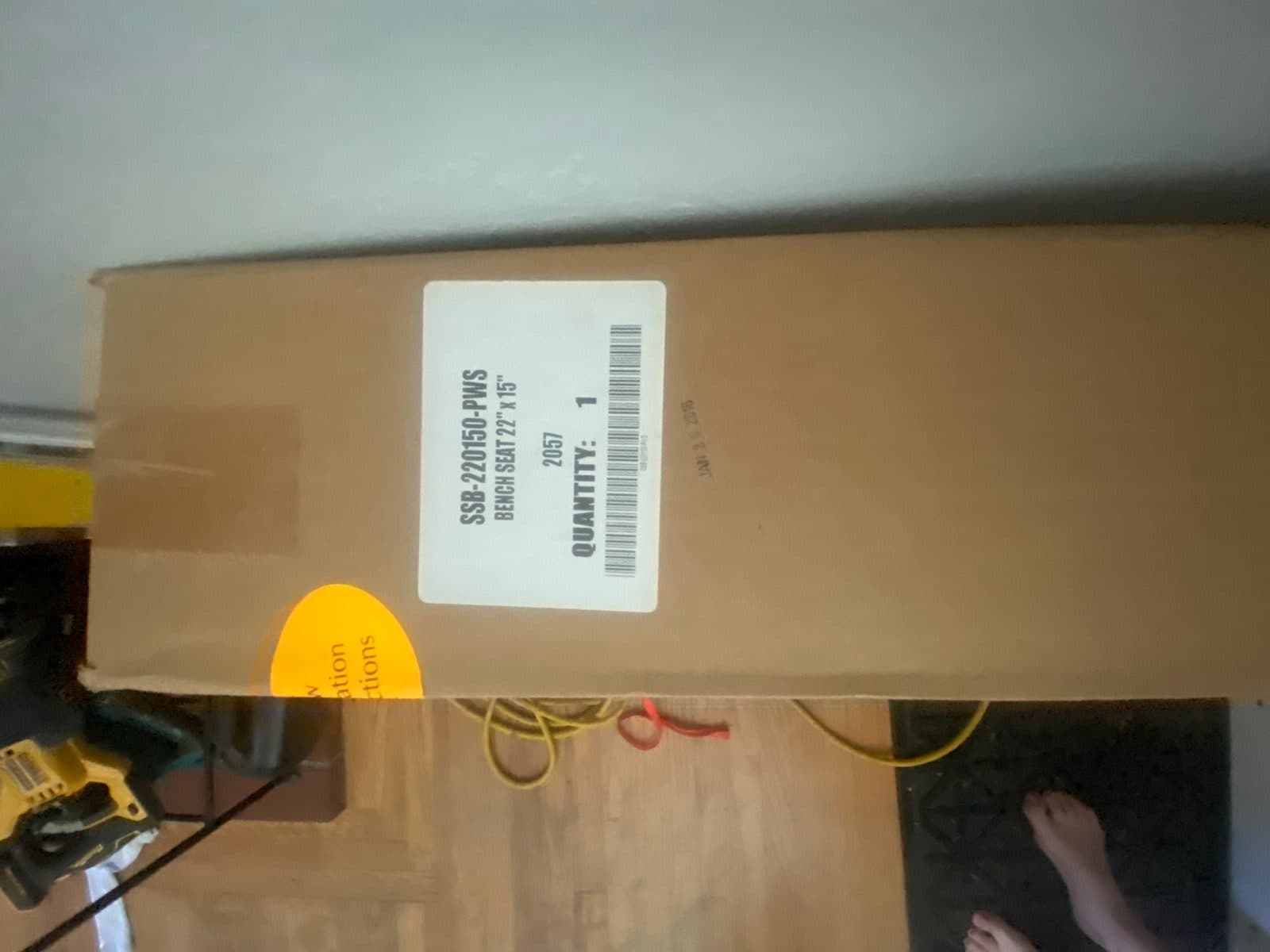 Seachrome folding Bench Shower Seat-22x15 -unopened box 2