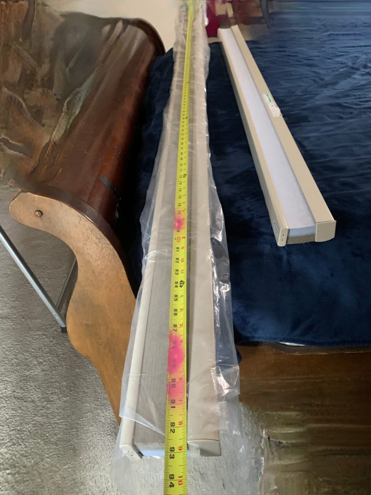2 sizes - NEW LEVOLOR CELLULAR SHADES — 93" & 64" — NEVER INSTALLED 4