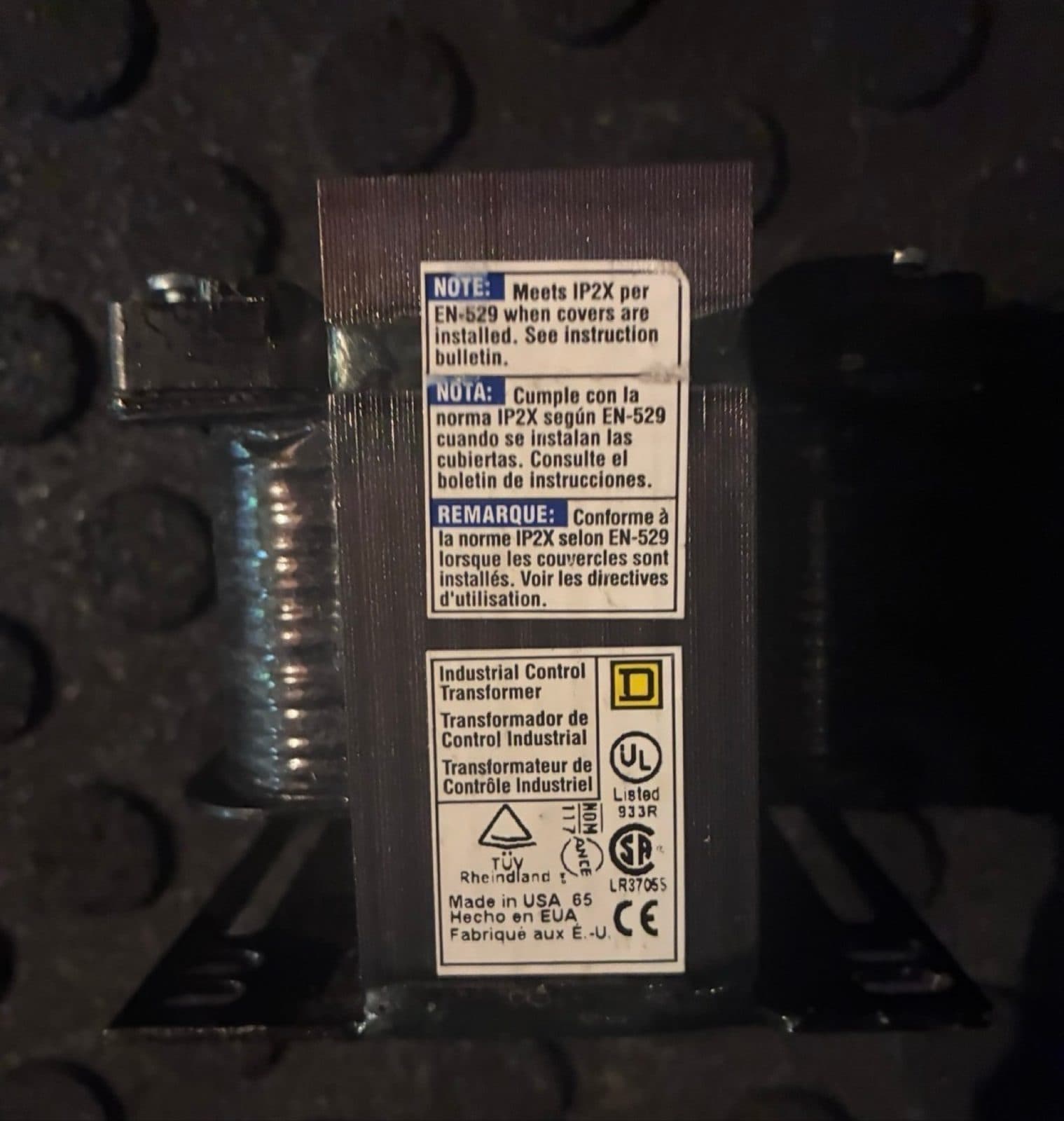 SQUARE D: Class 9070 Type T Industrial Control Transformer (#9070T150D4) 2