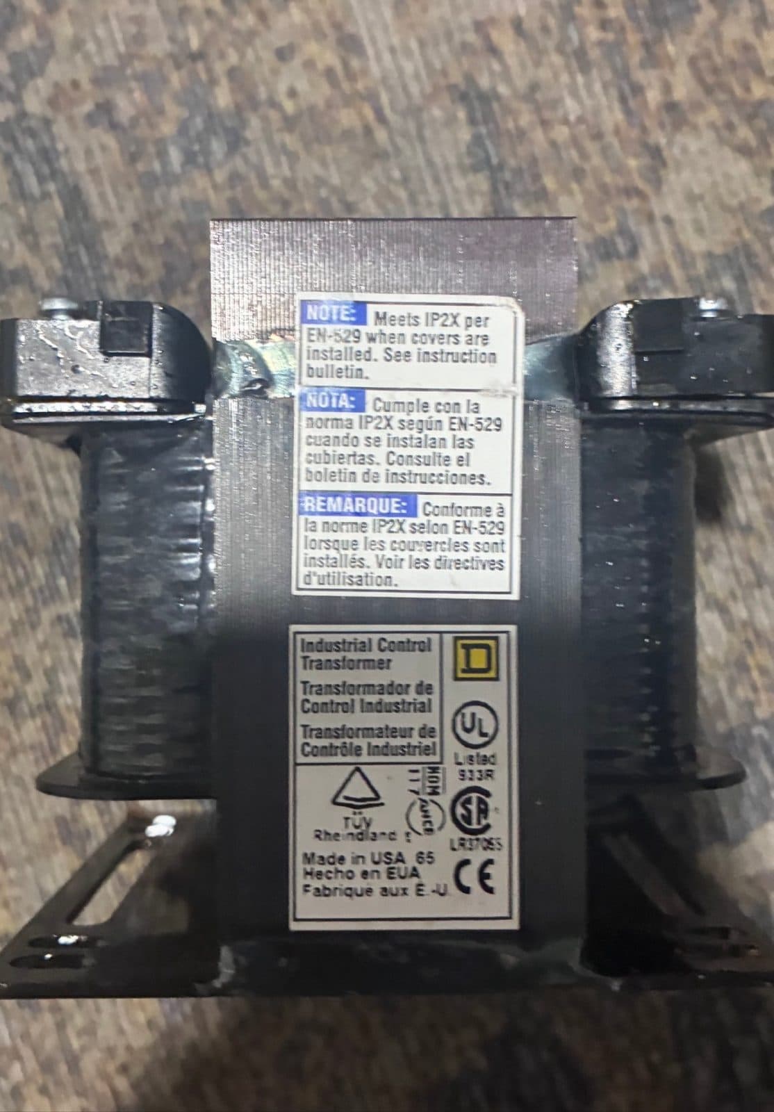 SQUARE D: Class 9070 Type T Industrial Control Transformer (#9070T150D4) 4