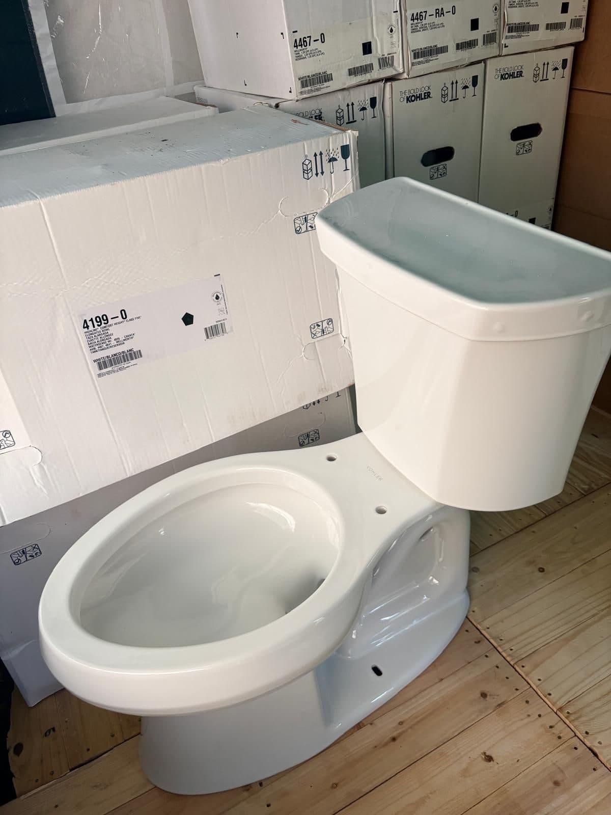 Kohler Highline Toilet K-3999-0 – Brand New – White – 2-Piece 3