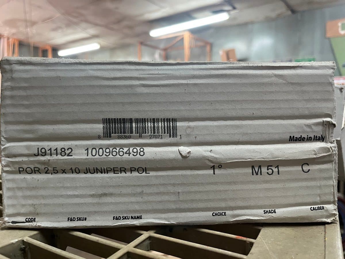 Juniper 2.5x10 Polished Porcelain Tile - 1 Carton 2
