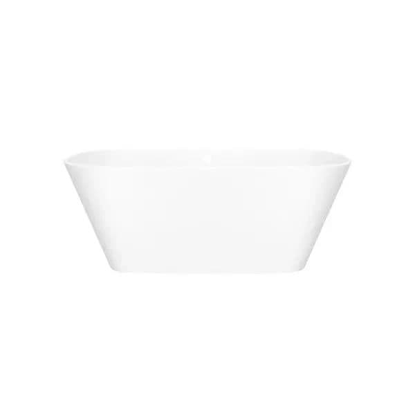 Victoria & Albert Vetralla Englishcast Freestanding Tub, 59," Glossy, with overflow kit