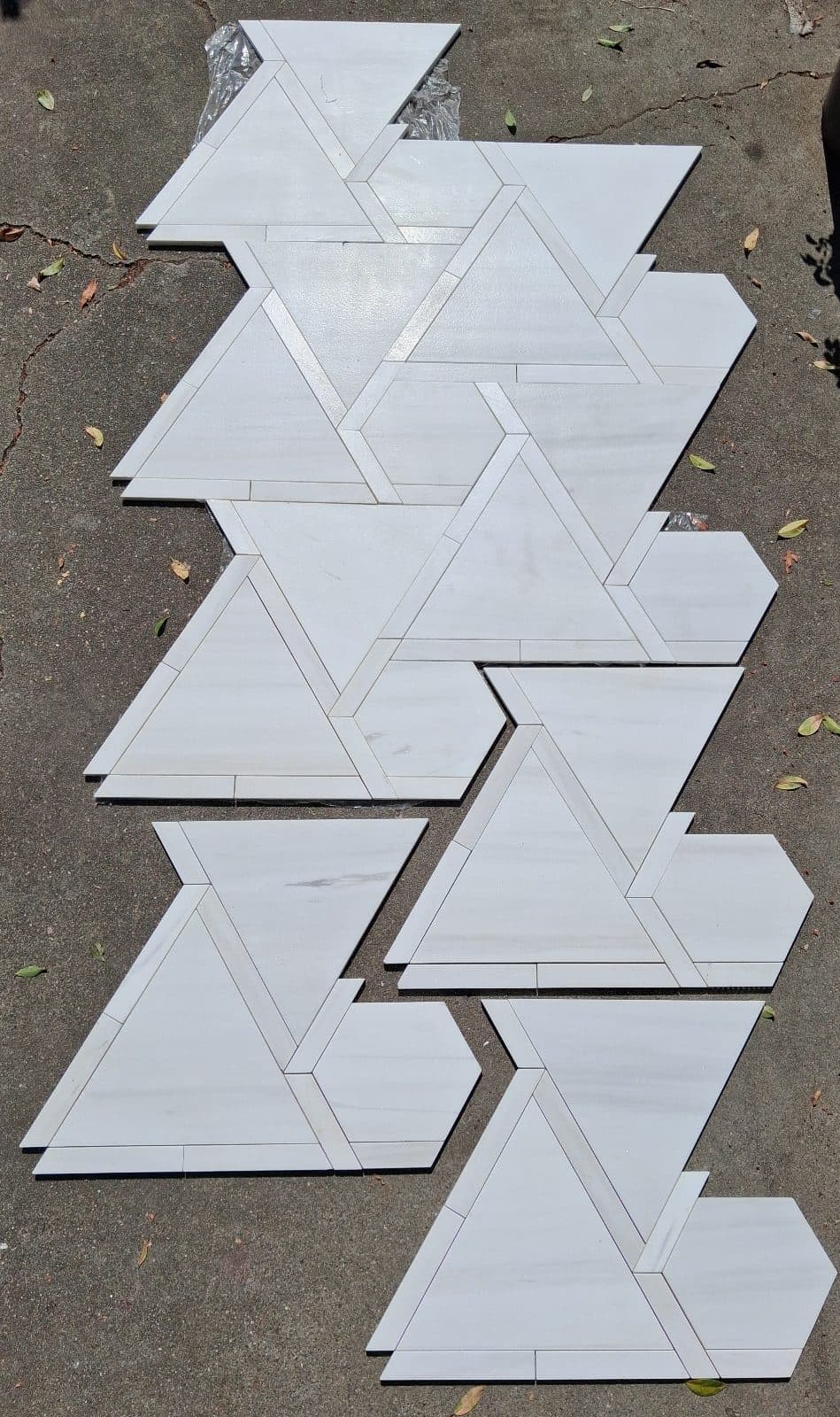 Maison Surface Ellington Marble — 62 Sheets (~76 SF) | Redwood City | 2 sheets slight edge damage 3