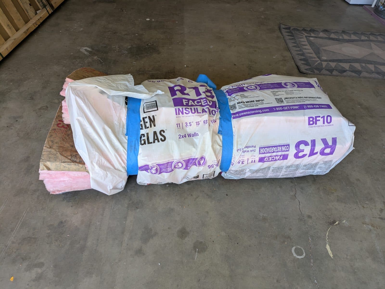 Pink Batt Insulation - R-13