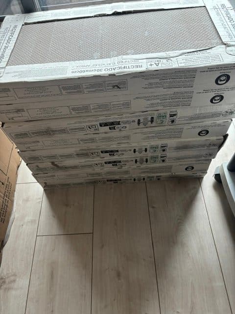 Happy Floors Statik 12" x 24" Porcelain Tile, unused 3