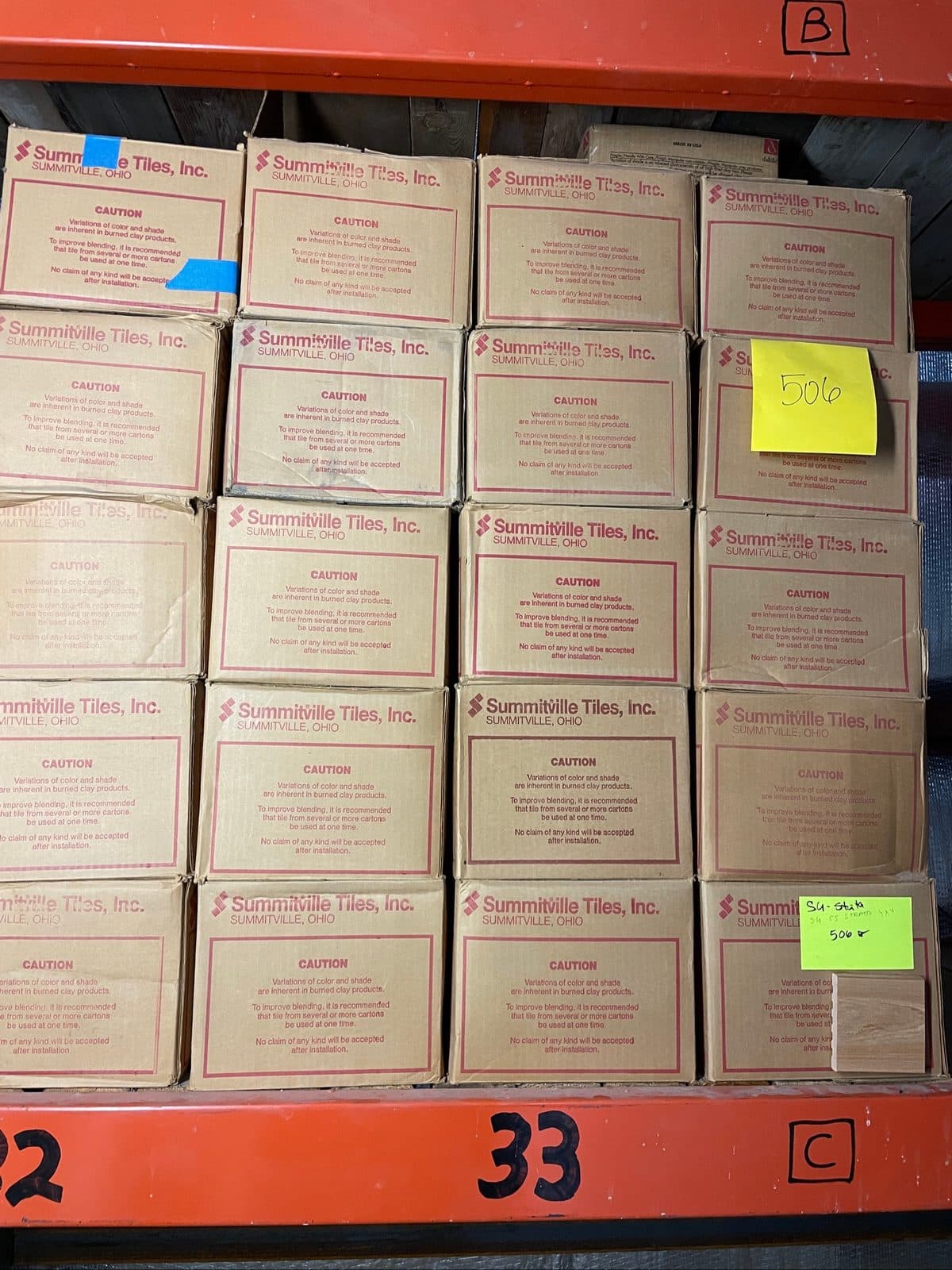 Summitville Strata #55 Sandrock Quarry Tile 4" x 4½" – 12.65 Sq. Ft. per Box 4
