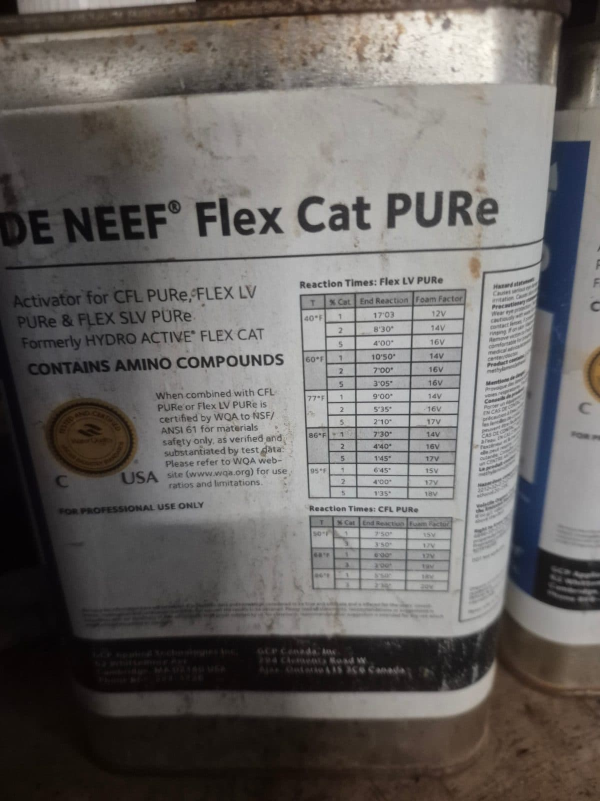 Title: DE NEEF Flex SLV PURe — 4× 5-Gal + 2× Flex Cat PURe