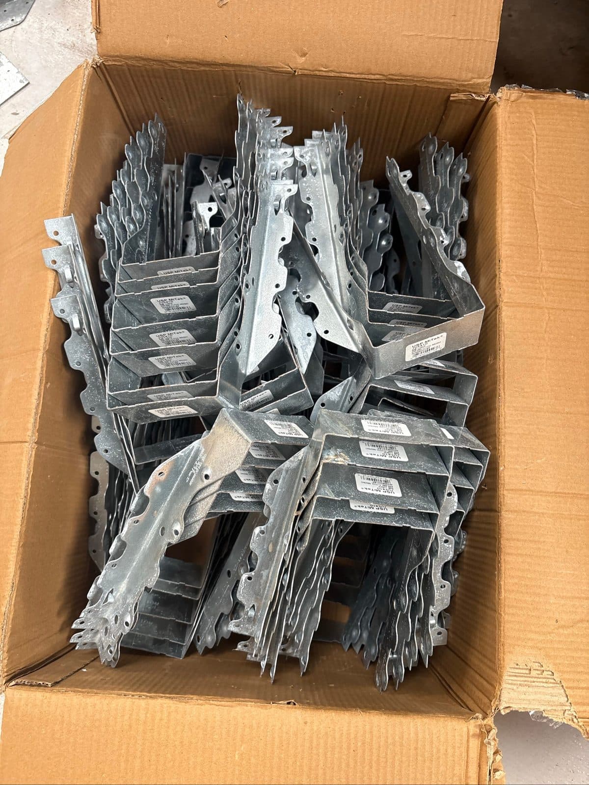 MiTek steel slant nail joist hanger 3