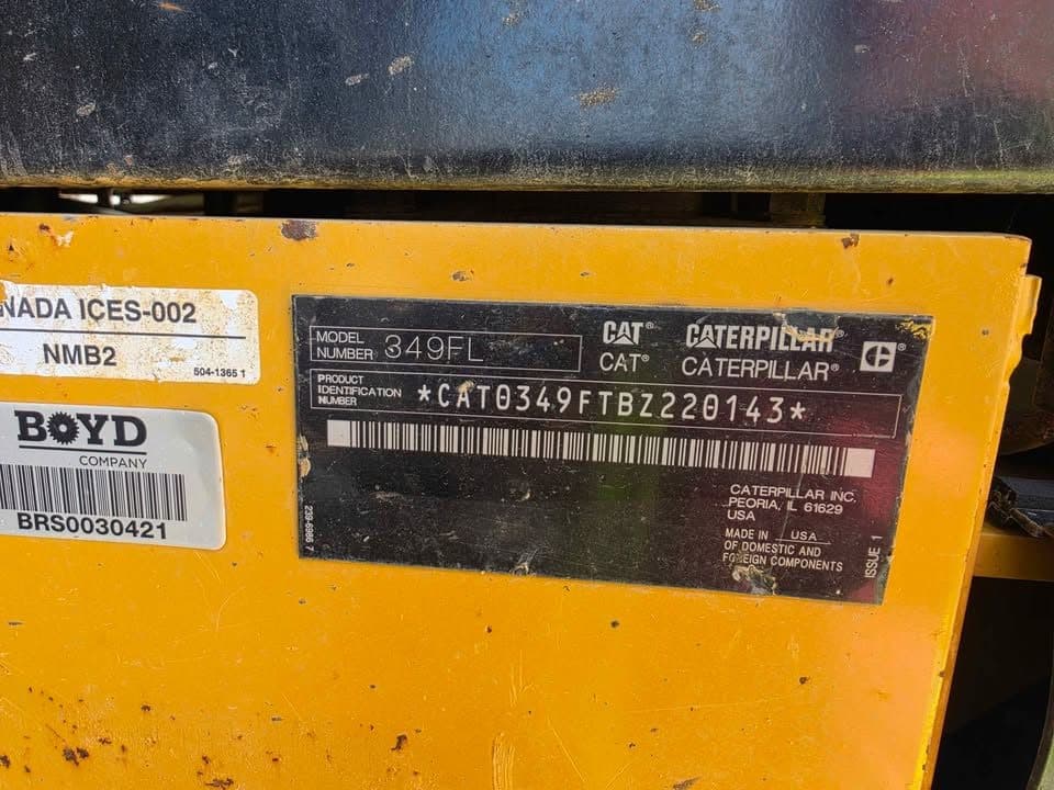 2018 Caterpillar 349F Crawler Excavator 5