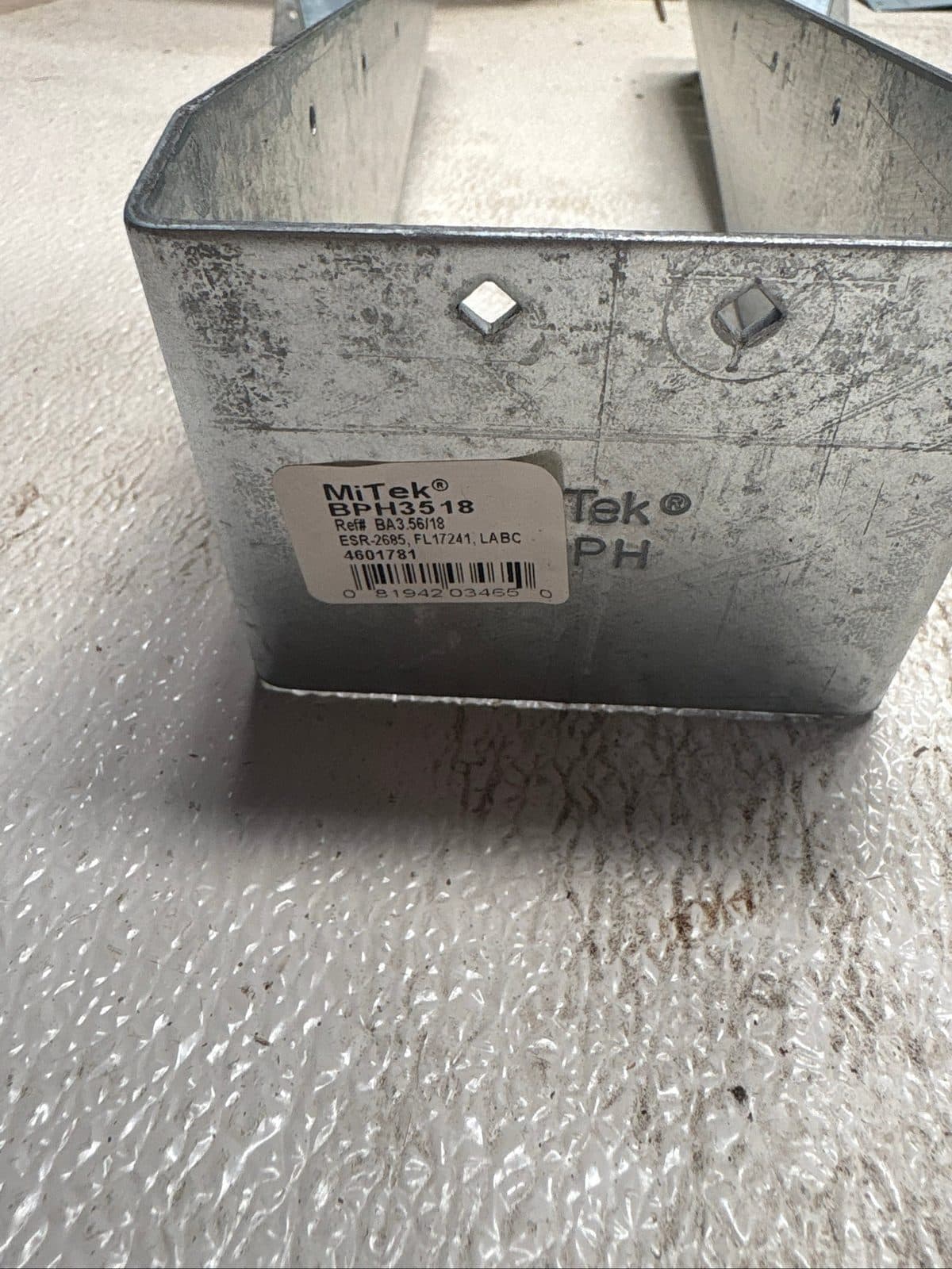 MiTek BPH3518 12 gauge top mount hanger 2