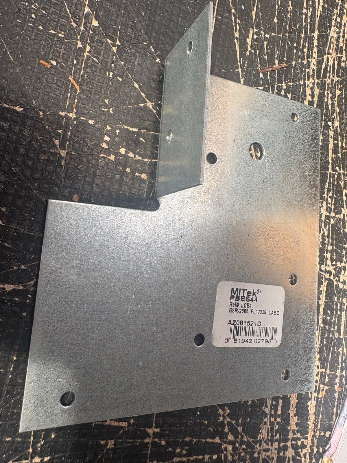 MiTek PBES44 end post cap 4x4 2