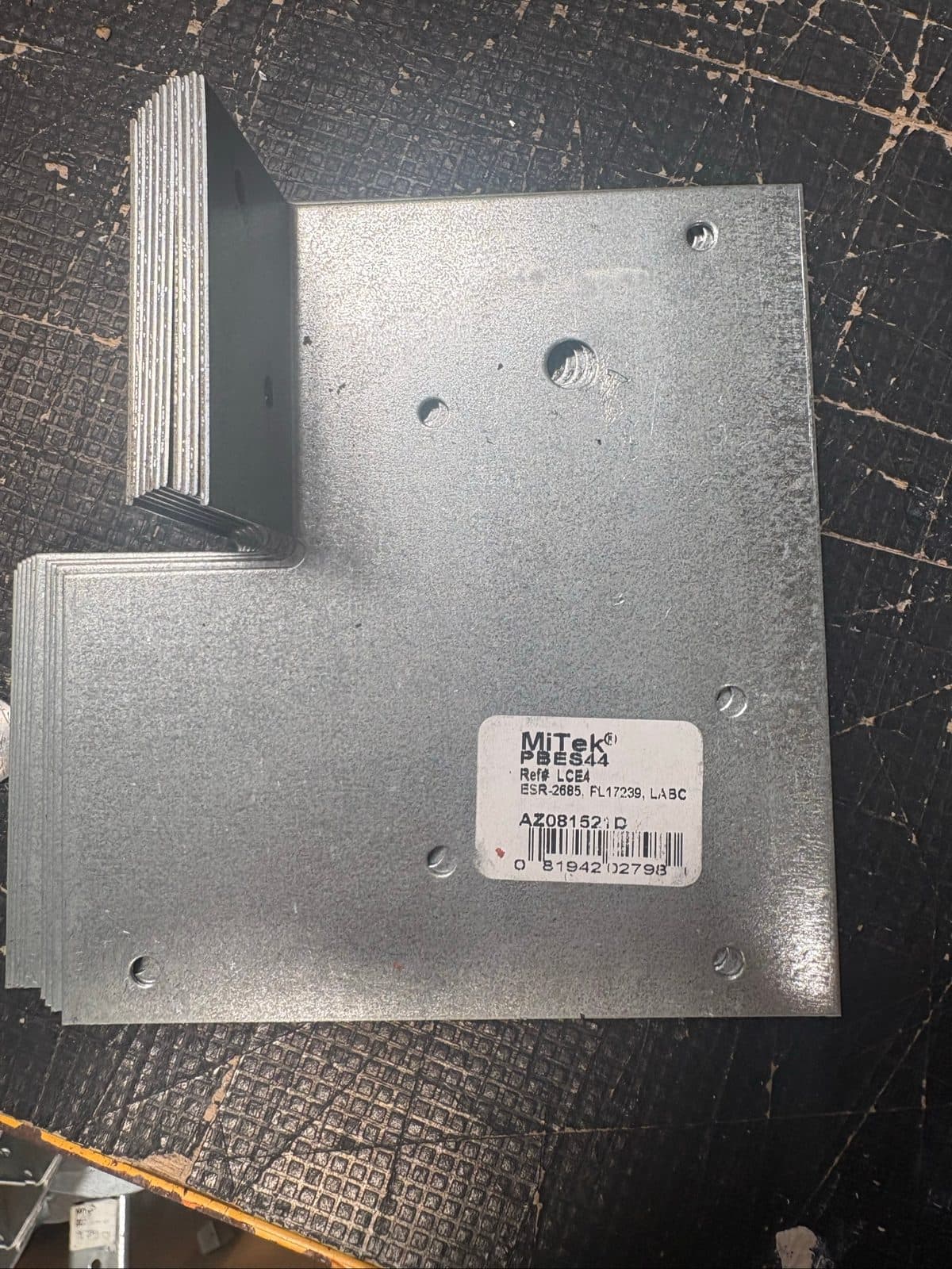 MiTek PBES44 end post cap 4x4
