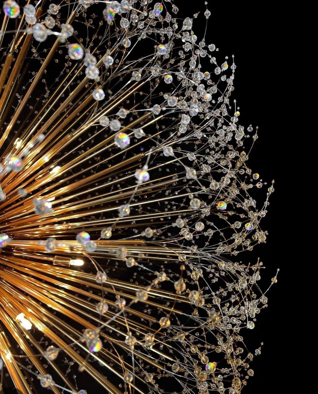 Luxe Starburst Gold Crystal Chandelier 63" Regular price $3,500.00 USD Sale price $1,900.00 USD 2