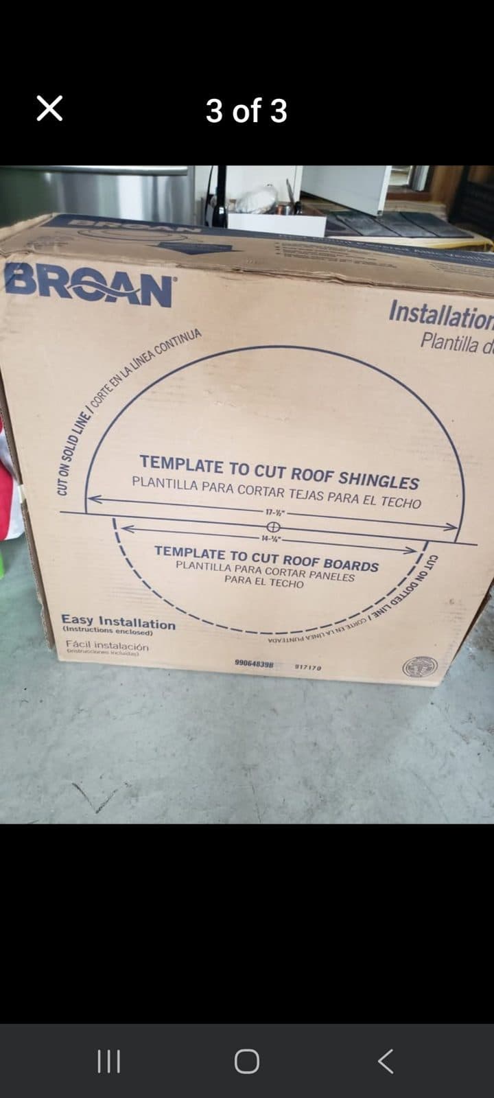Broan Nutone Roof Mounted Powered Attic Fan 3