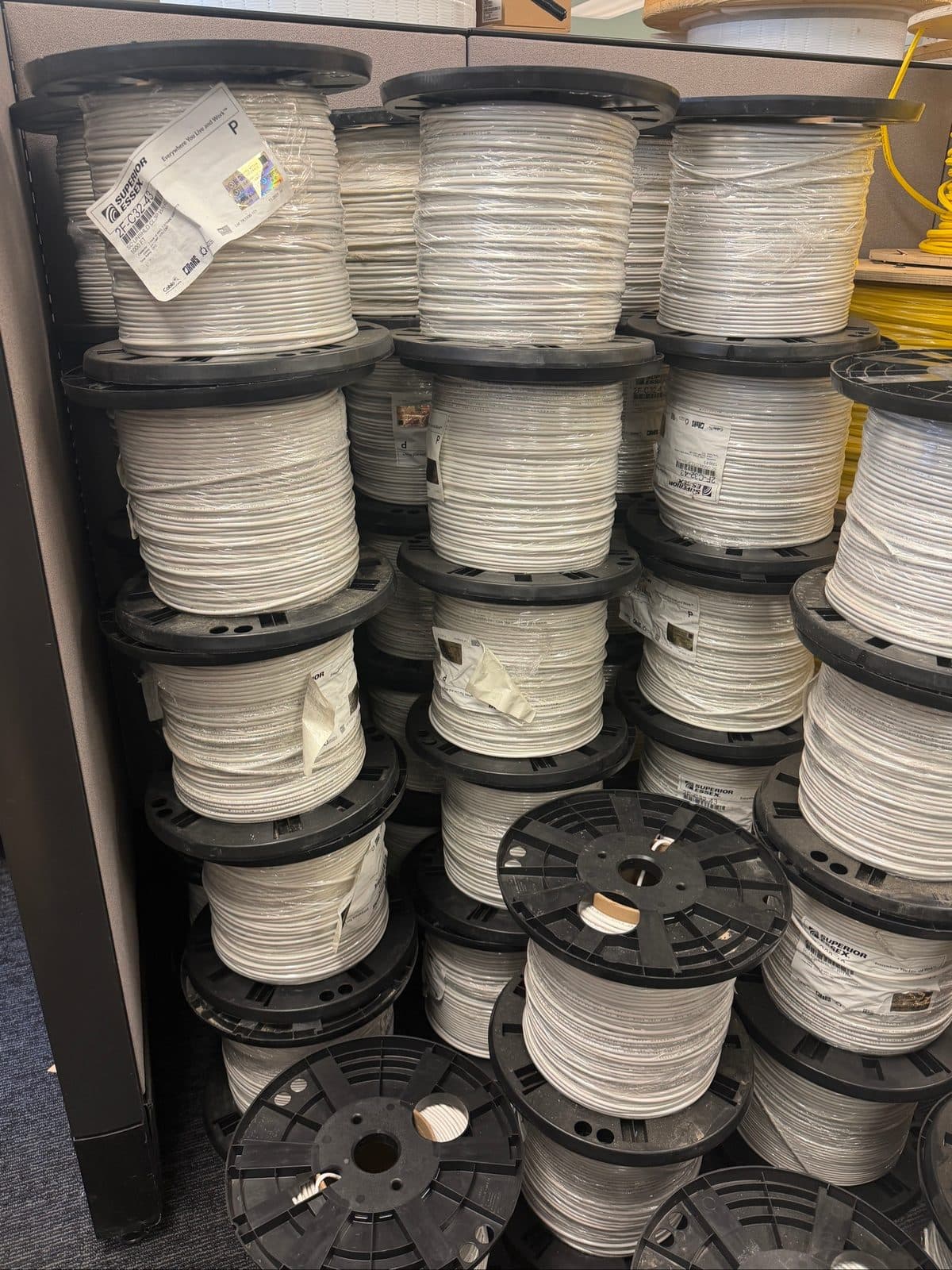 Superior Essex 2F-C32-43 18/4 Plenum Cable 1000FT - New 2