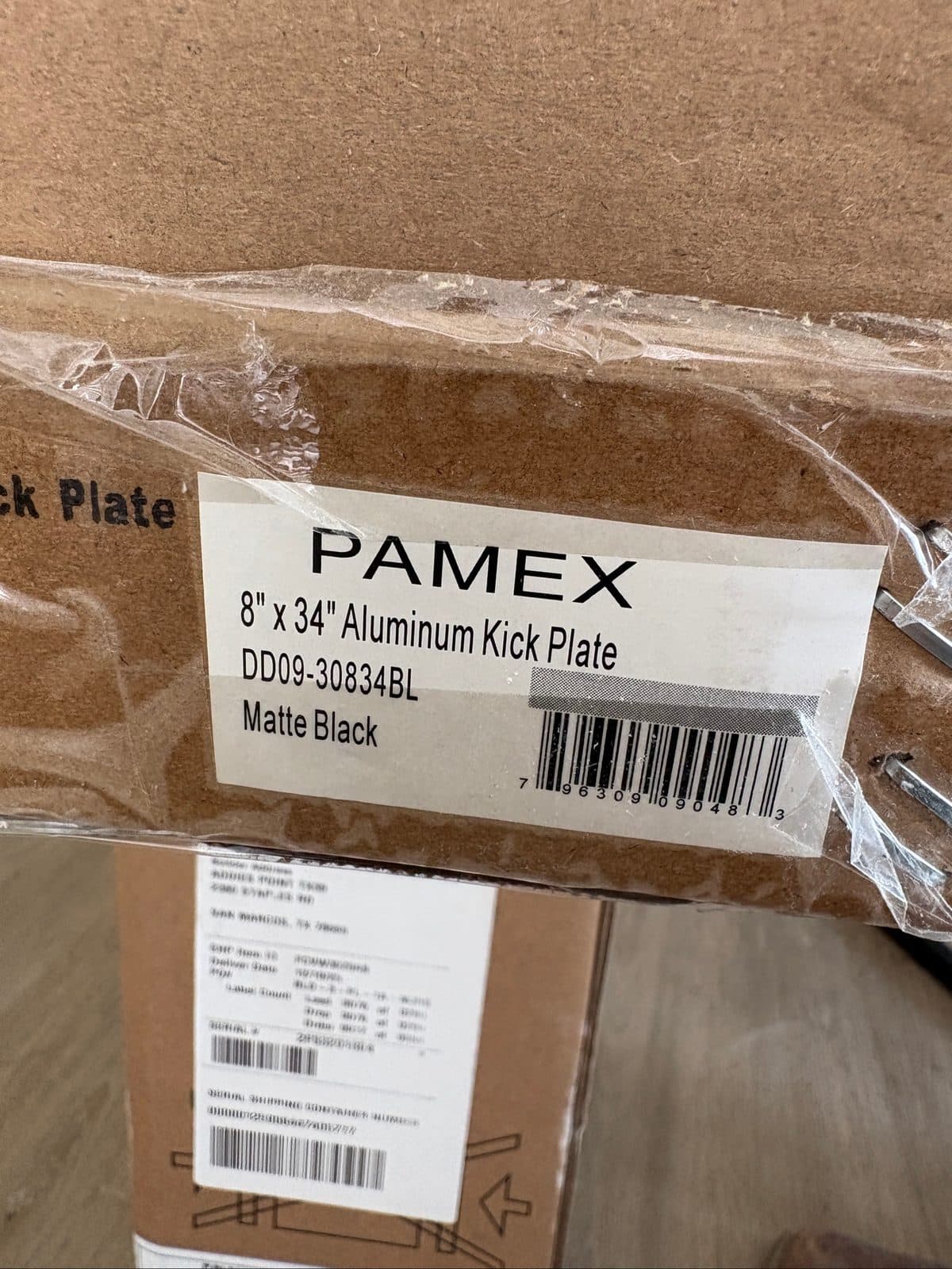 NEW Pamex Matte Black 8" x 34" Commercial Kick Plates – Bulk Lot Available