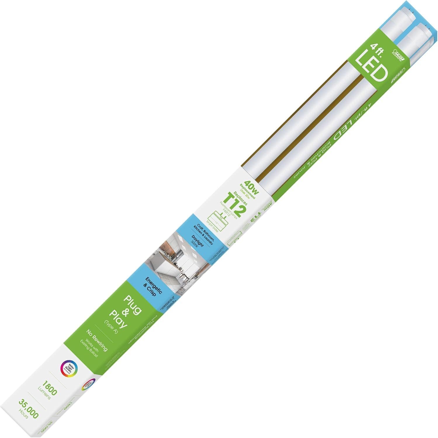 Feit Electric 4 ft. 20W LED Light Bulbs