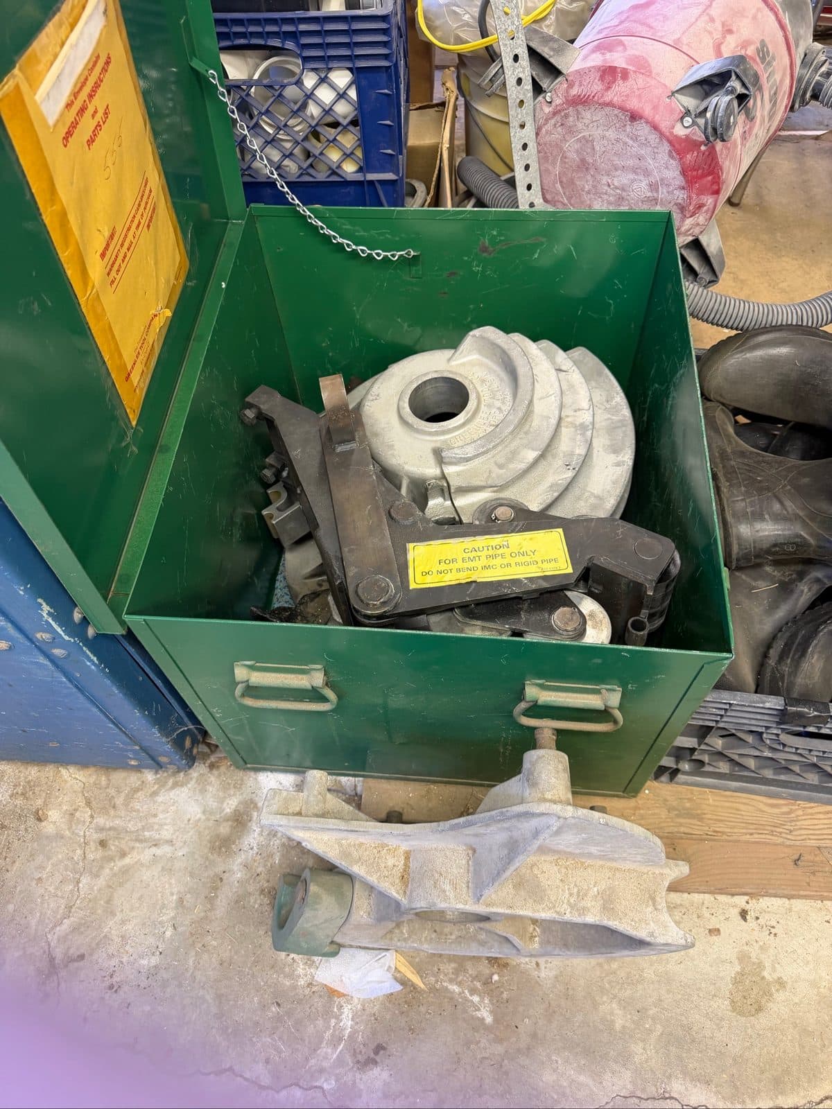 Greenlee E.M.T Attachments No 555 Bender