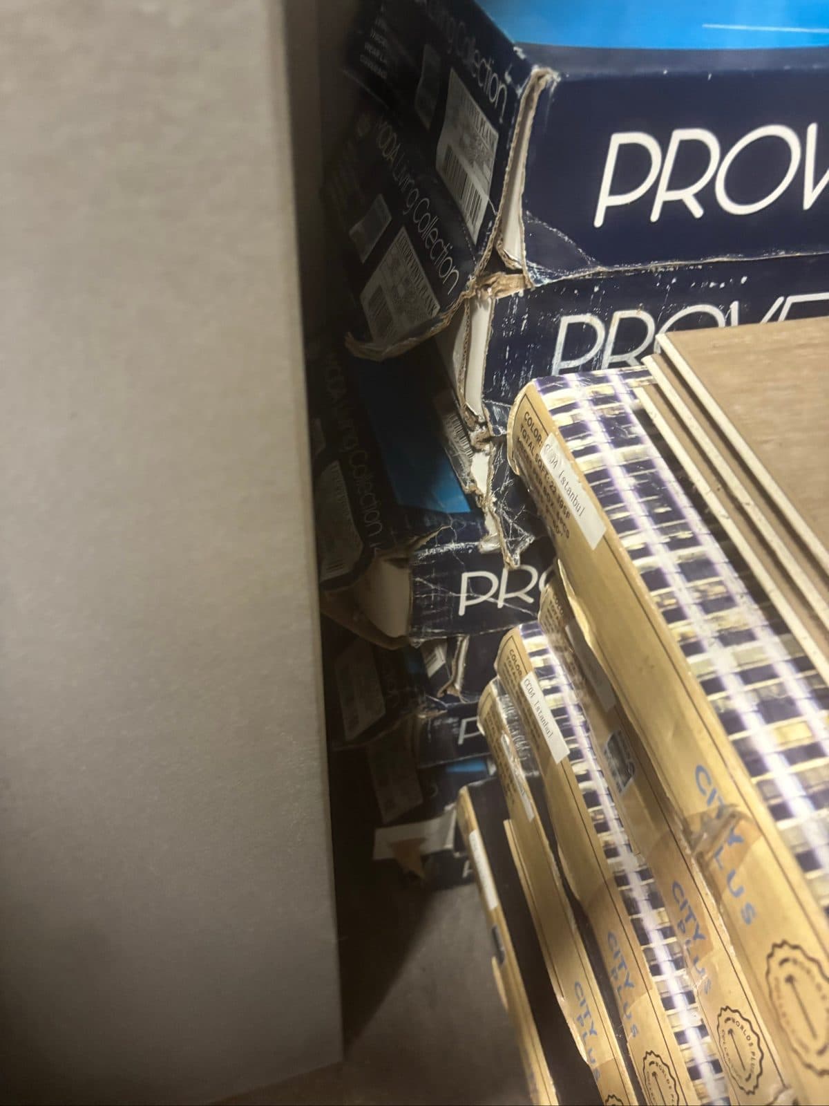 Box of Moda Living Collection Luxury Vinyl Plank Flooring 4
