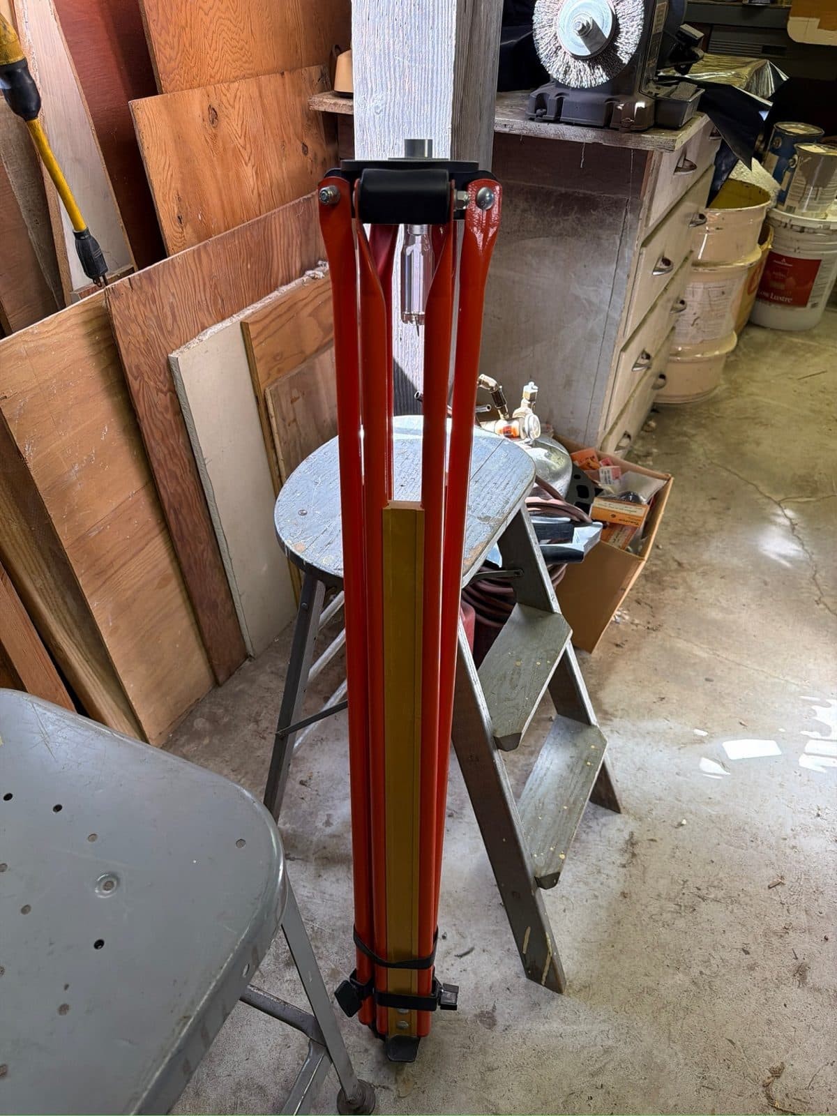 David White Meridian LT6-900 Transit Level Surveying Instrument w/ Hard Case and Tri-Pod 2