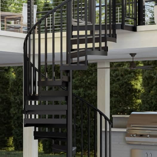 Paragon Aluminum Spiral Staircase