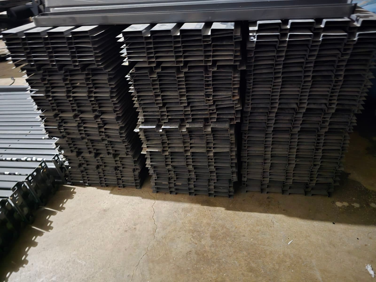 Uline steel storage racks. 5