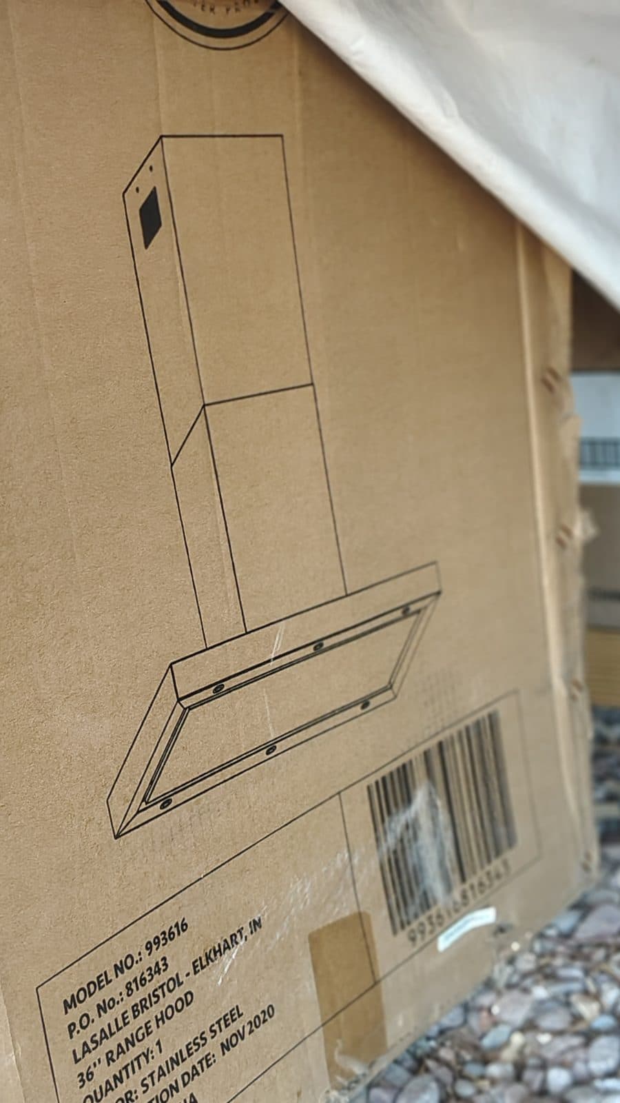 Cooktop range hood