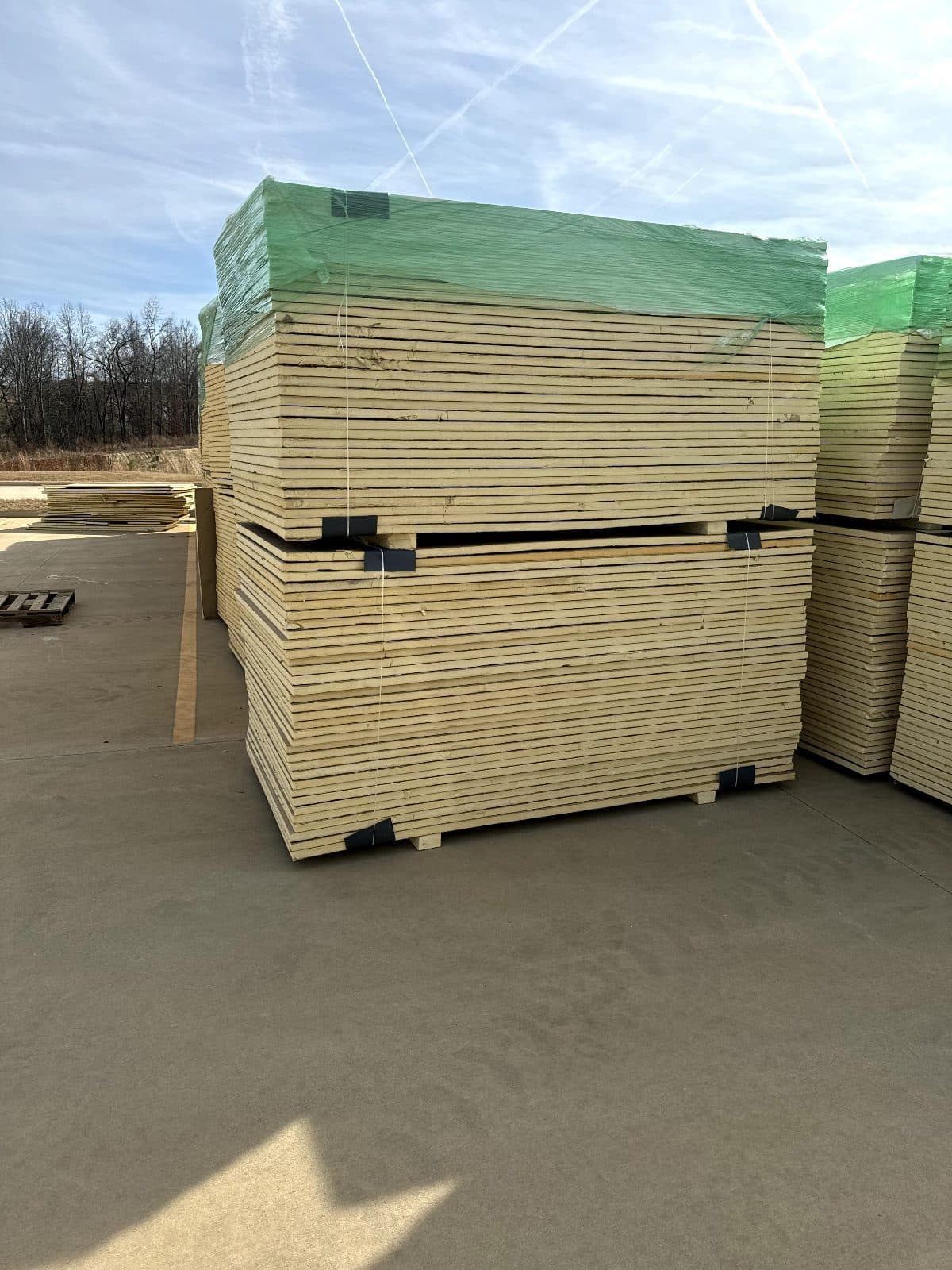 2.6" x 4 x8 reclaimed polyiso insulation panels 2