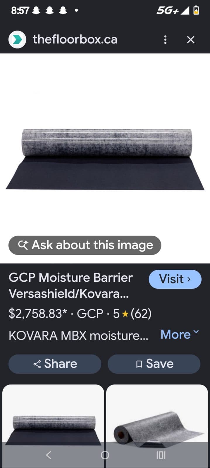 GCP Moisture Barrier Versashield/Kovara...