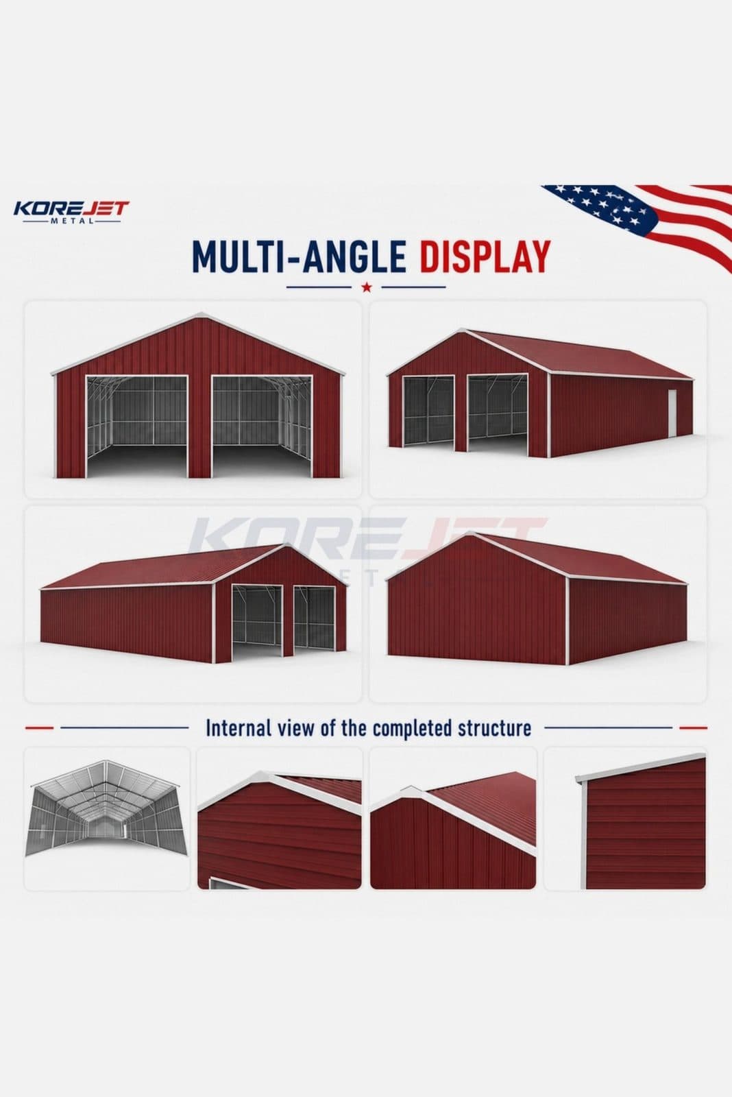 25x45 Metal Building Kit - Brand New in Crate (Shop/Garage/Barn 6