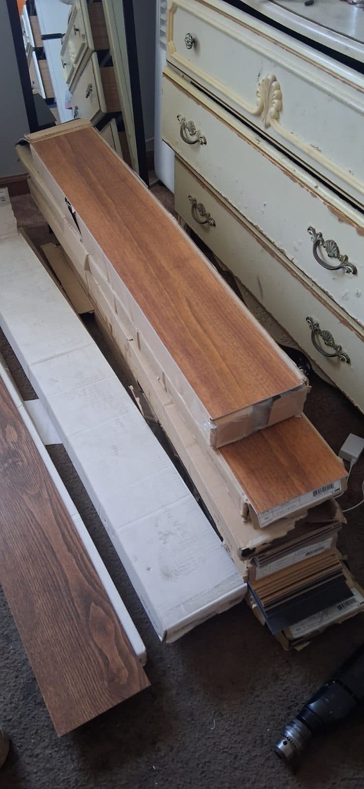 Shaw Commercial Grade Glue Down Luxury Vinyl Plank (LVT) 6 x 48 in Multiple Colors New unused original boxs 3