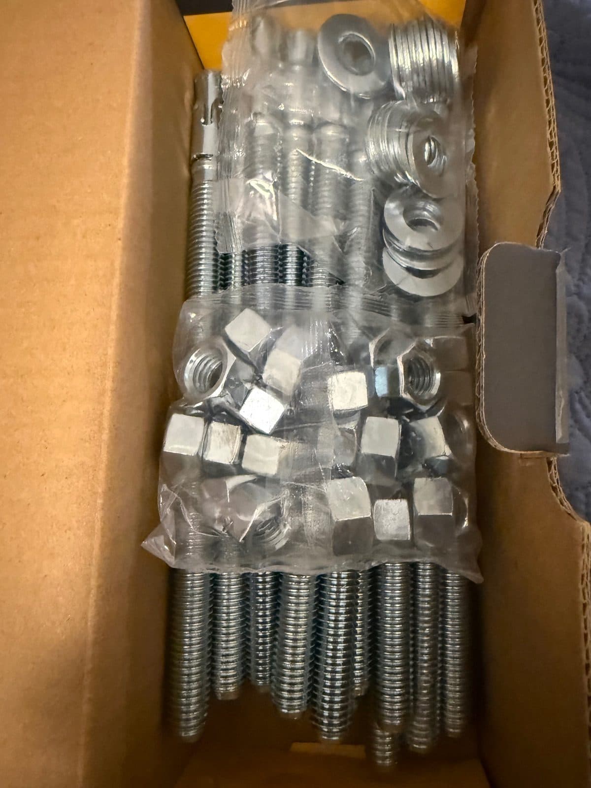 Dewalt 1/2” x 8 1/2” wedge anchors 25ct boxes 2