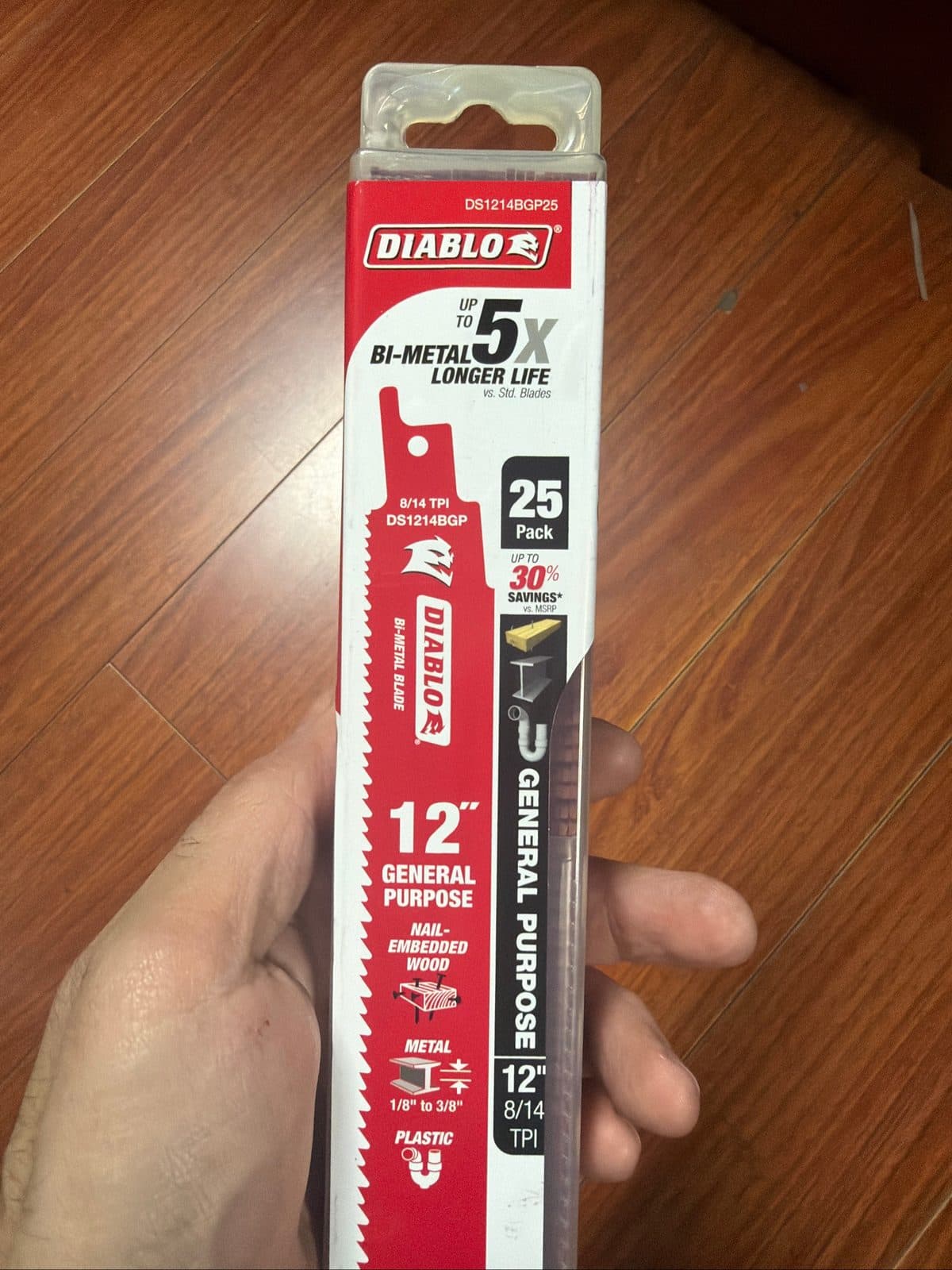 Diablo bi-metal blade sawzall 25 pack 3