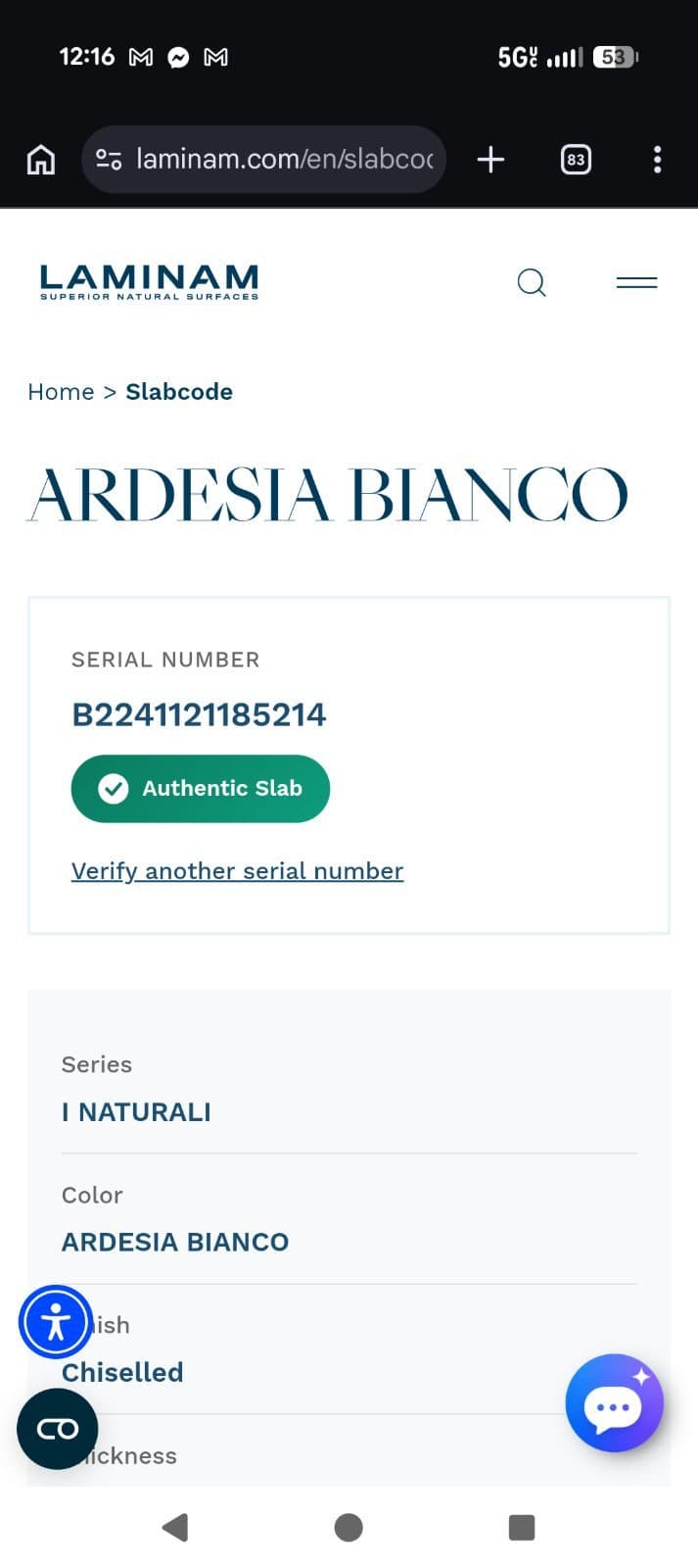 Authenticated Italian Laminam Ardesia Bianco slabs 4