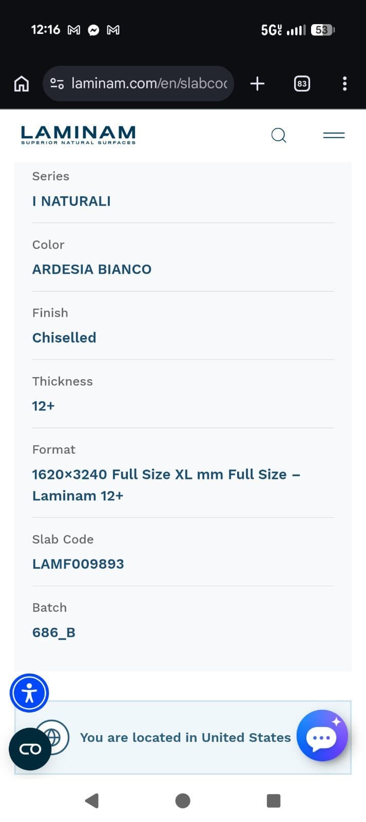 Authenticated Italian Laminam Ardesia Bianco slabs 5