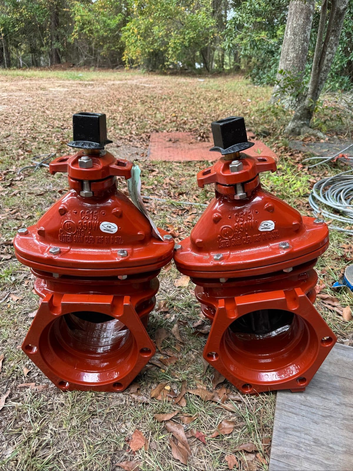 6”&8” mueller gate valves mj x mj 6