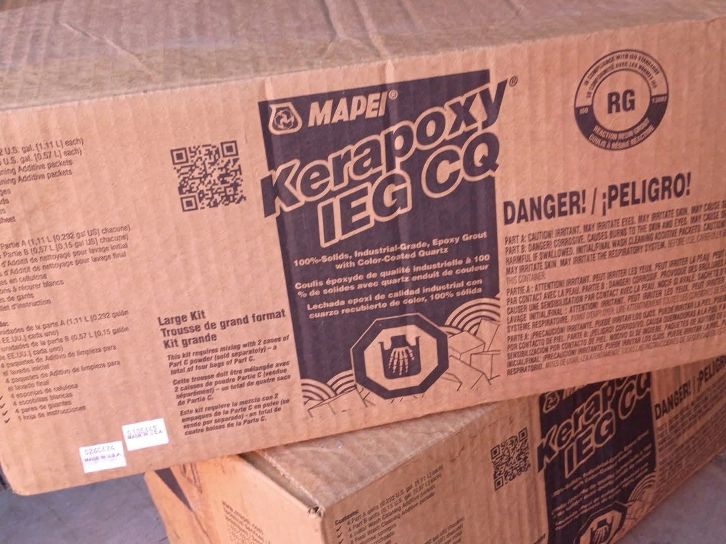 2 Large Kits of Kerapoxy IEG CQ 2