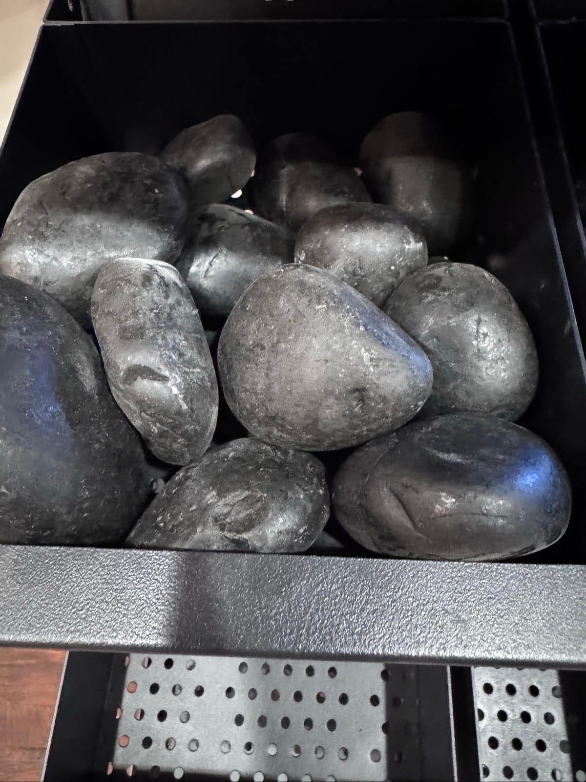Black Polished Pebble