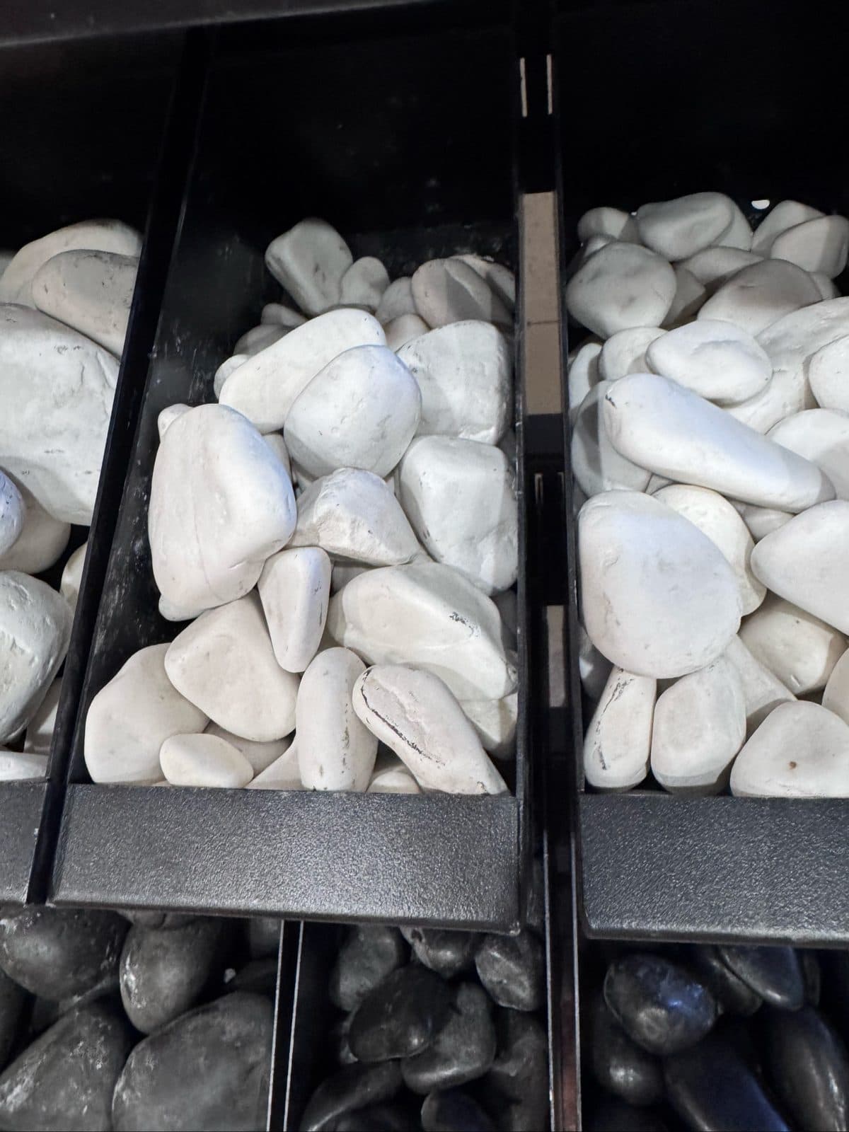 Natural (Dolomite) Pebble in Bright White 2