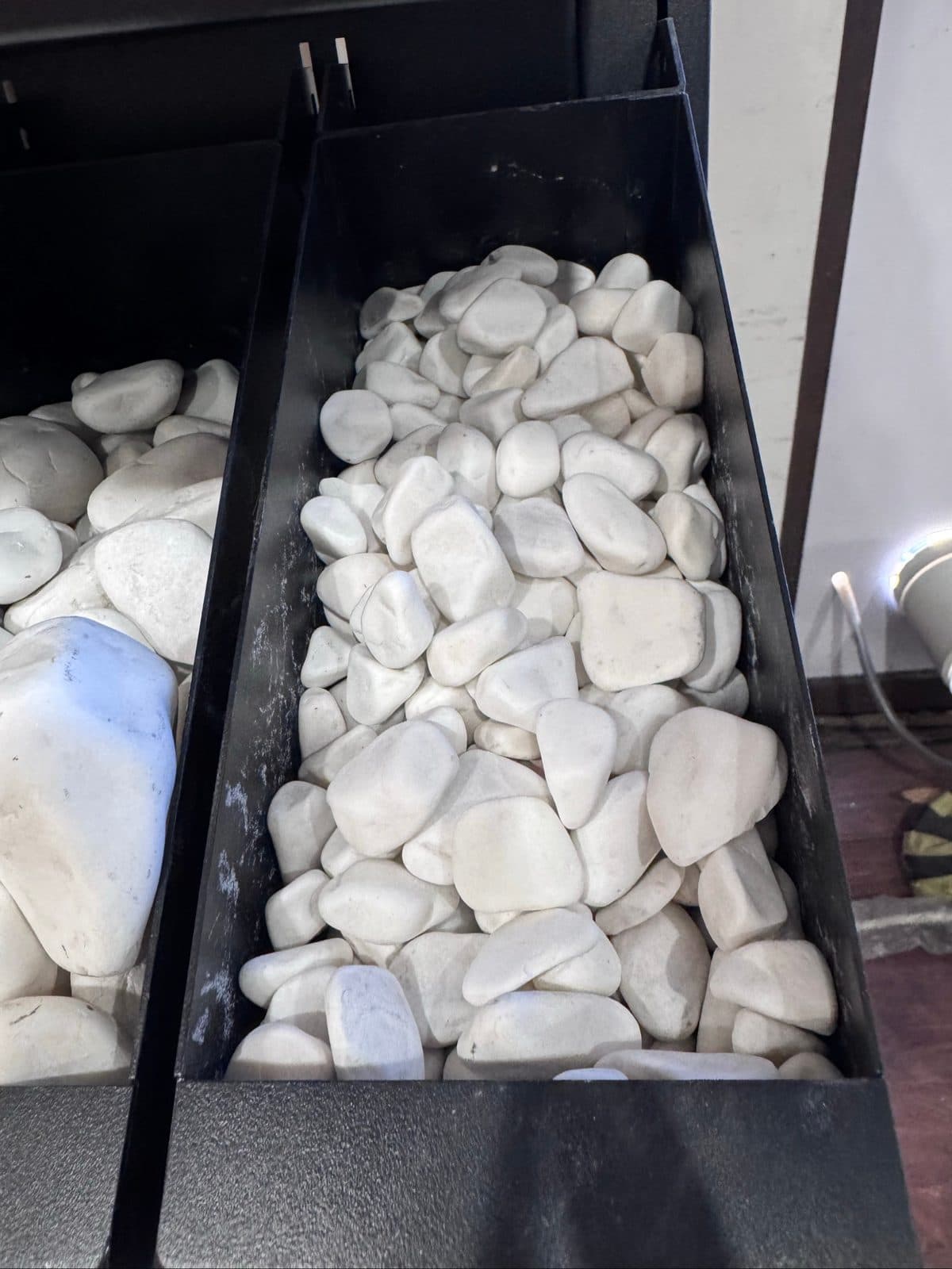 Natural (Dolomite) Pebble in Bright White 3
