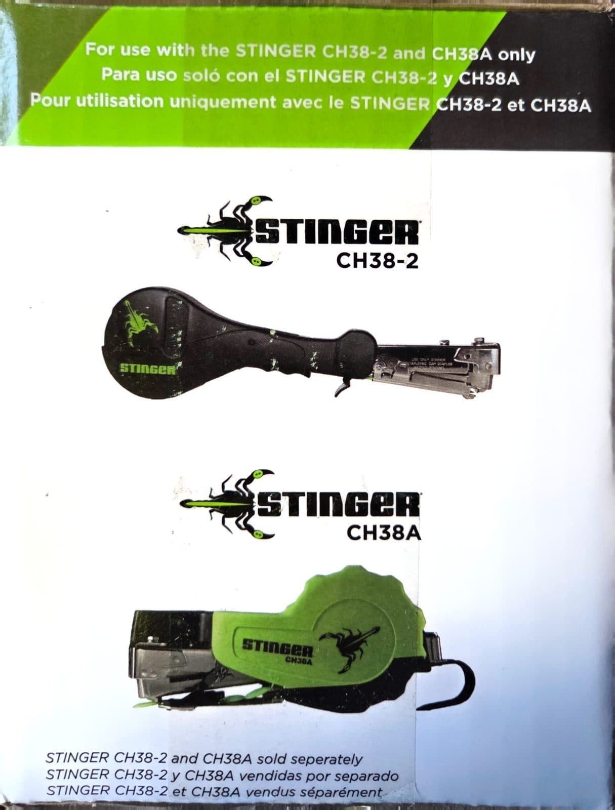 STINGER StaplePac 3/8" Plastic Cap Staples – Roofing Underlayment Fasteners – SKU 0136420 3