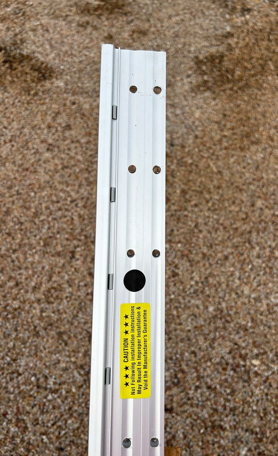 Pemco / Marker Continuous Hinges 83” silver aluminum FM_SLF C 2